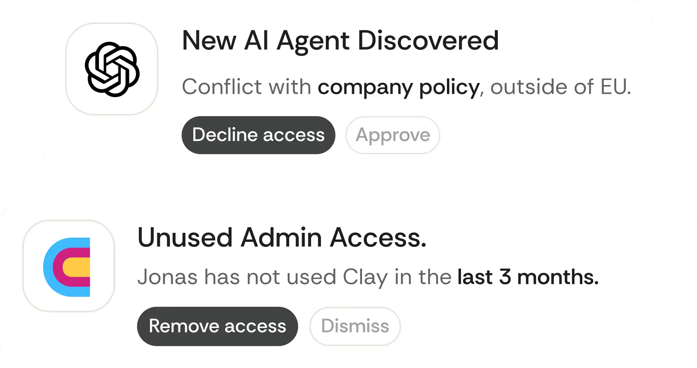 Cakewalk notifications and insights dashboard