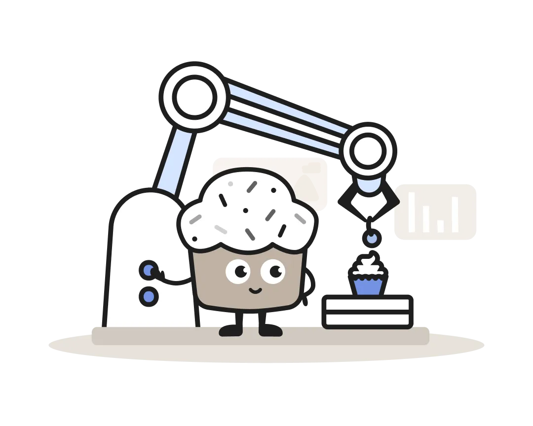 Automation illustration representing simplicity